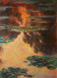 Waterlilies (detail) by Claude Monet